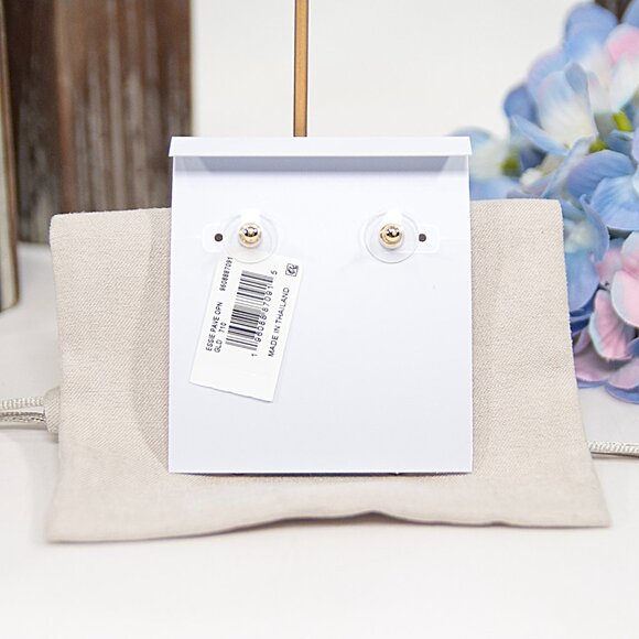 Kendra Scott Essie Gold Pave CZ Open Frame Earrings NWT - Picture 2 of 4